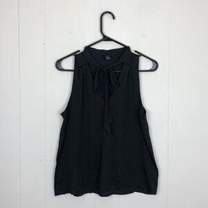 Forever 21 Neck Tie Blouse Sz S